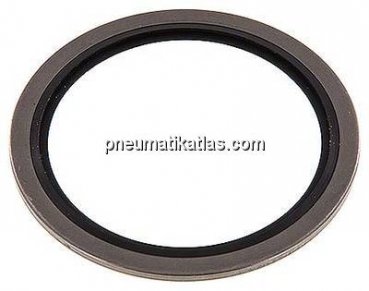 Hydraulik-Dichtring mit FKM-Einlage, für Gewinde G 2"