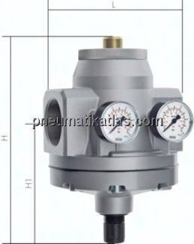 Pilotgesteuerter Druckregler G 1-1/2", 0,5 - 10 bar, Standard 8
