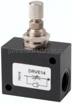 Block-Drosselrückschlagventil, G 3/8"