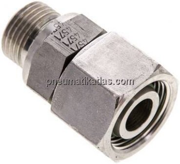 Einstellb. Schneidringverschr. M 18x1,5-15 L, 1.4571