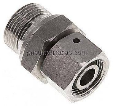 Einstellb. Schneidringverschr. G 3/4"-15 L, 1.4571