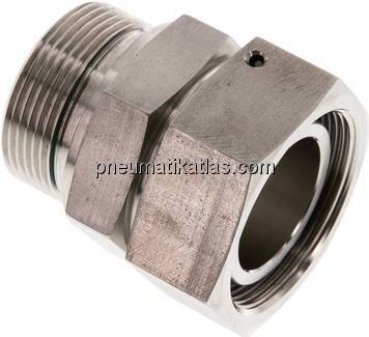 Einstellb. Schneidringverschr. G 1-1/2"-42 L, 1.4571