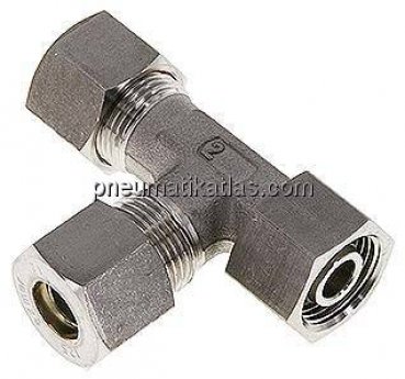 Einstellb. L-Schneidringverschraubung 12 S (M20x1,5), Klemmring 1.4571 (NC)