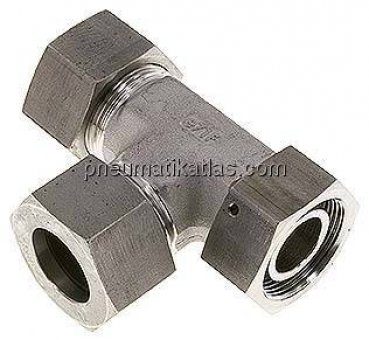 Einstellb. L-Schneidringverschraubung 30 S (M42x2), 1.4571