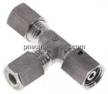 Einstellb. L-Schneidringverschraubung 6 L (M12x1,5), Klemmring 1.4571 (NC)