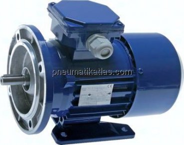 Drehstrommotor, Bauform B3, 1500 n, 4-polig, 0,55 kW