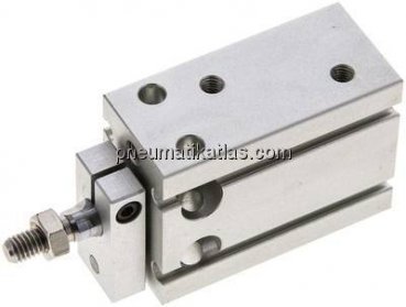 Direktmontagezylinder, Kolben 20mm,Hub 10mm, verdrehgesichert