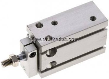 Direktmontagezylinder, Kolben 20mm,Hub 15mm, verdrehgesichert