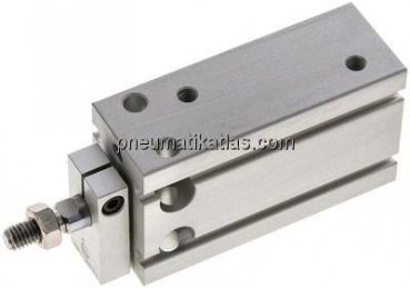 Direktmontagezylinder, Kolben 20mm,Hub 25mm, verdrehgesichert
