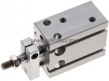 Direktmontagezylinder, Kolben 20mm,Hub 5mm, verdrehgesichert