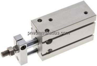 Direktmontagezylinder, Kolben 25mm,Hub 30mm, verdrehgesichert