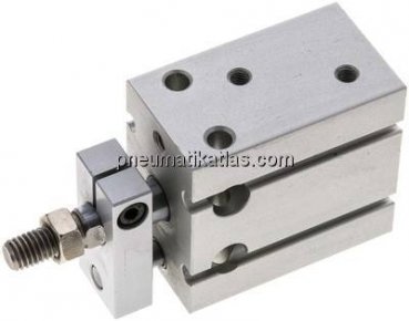 Direktmontagezylinder, Kolben 25mm,Hub 5mm, verdrehgesichert