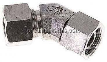 Einstellb. 45°-Schneidringverschraubung 16 S (M24x1,5), 1.4571