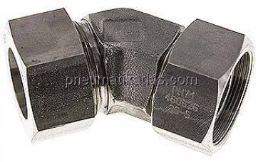 Einstellb. 45°-Schneidringverschraubung 38 S (M52x2), 1.4571