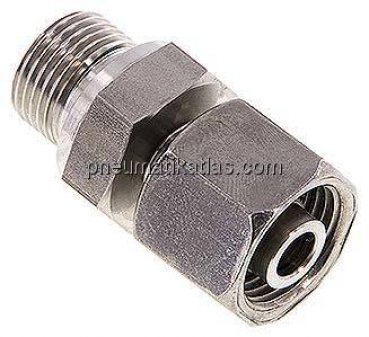 Einstellb. Schneidringverschr. G 3/8"-10 S, 1.4571