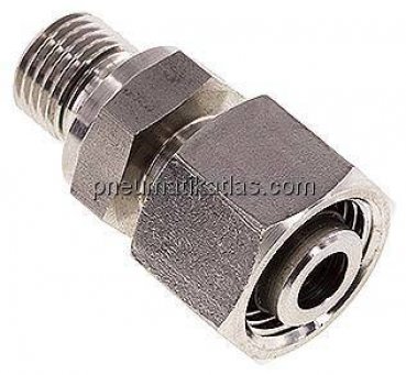 Einstellb. Schneidringverschr. G 1/4"-12 L, 1.4571