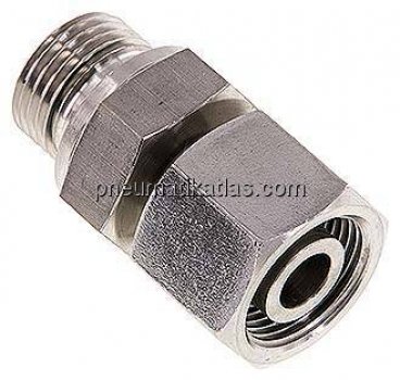 Einstellb. Schneidringverschr. G 1/2"-14 S, 1.4571