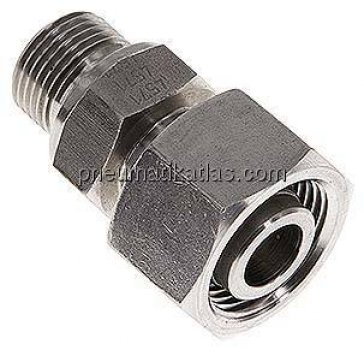 Einstellb. Schneidringverschr. G 3/8"-15 L, 1.4571