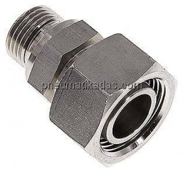 Einstellb. Schneidringverschr. G 1/2"-22 L, 1.4571