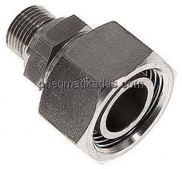 Einstellb. Schneidringverschr. G 3/8"-22 L, 1.4571