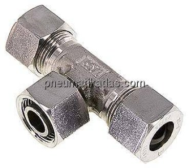 Einstellb. T-Schneidringverschraubung 20 S (M30x2), 1.4571