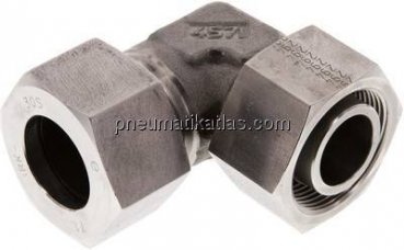 Einstellb. Winkel-Schneidringverschr. 30 S (M42x2), 1.4571