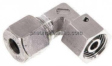 Einstellb. Winkel-Schneidringverschr. 10 S (M18x1,5), 1.4571