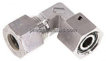 Einstellb. Winkel-Schneidringverschr. 12 L (M18x1,5), Klemmring 1.4571 (NC)