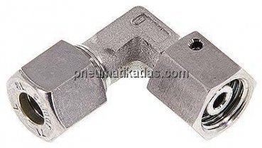 Einstellb. Winkel-Schneidringverschr. 8 L (M14x1,5), Klemmring 1.4571 (NC)