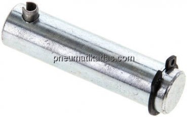 ISO 15552-Bolzen 40 mm (sphärisch), Stahl verzinkt