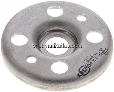 Losflansch DN10-PN10, ähnlich DIN 2642, 1.4301 gepresst