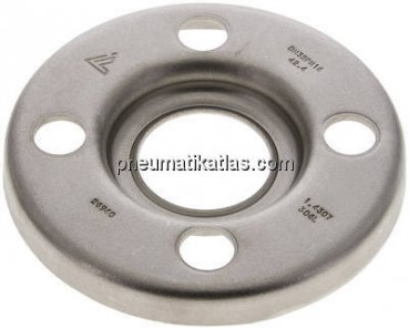 Losflansch DN32-PN10, ähnlich DIN 2642, 1.4301 gepresst