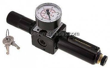 MULTIFIX Filterregler, abschließbar, G 1/4", 0,5 - 16bar, Baureihe 1