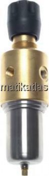 Filterregler, Messing, G 1/4", 0,1 - 1,5bar (Standard)