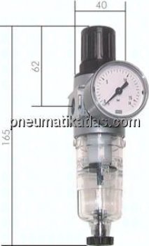 Preview: MULTIFIX Filterregler, G 1/8", 0,5 - 10bar, Baureihe 0