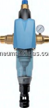 Rückspülfilter/Druckminderer f. Trinkwasser, R 1-1/2", DVGW