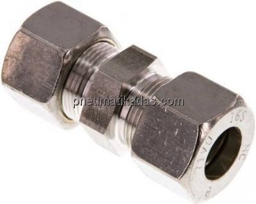 Gerade Schneidringverschraubung 16 S (M24x1,5), Klemmring 1.4571 (NC)