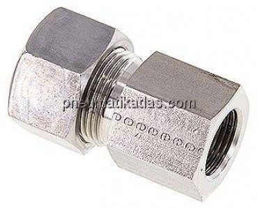 Aufschraub-Schneidringverschr. G 3/8"-15 L (M22x1,5), Klemmring 1.4571 (NC)