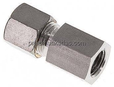 Aufschraub-Schneidringverschr. G 1/4"-8 S (M16x1,5), Klemmring 1.4571 (NC)