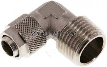 Winkel-Verschraubung R 1/2"-12x10mm, Messing vernickelt