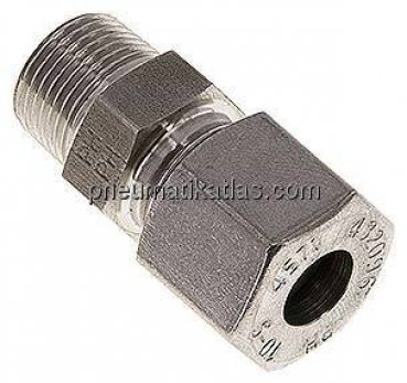 Gerade Schneidringverschr. R 3/8"-10 S (M18x1,5), 1.4571