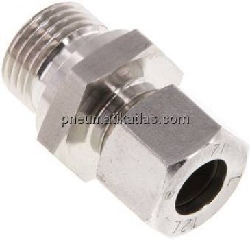 Gerade Schneidringverschr. G 1/2"-12 L (M18x1,5), 1.4571