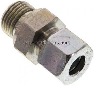 Gerade Schneidringverschr. G 1/2"-12 S (M20x1,5), Stahl verzinkt