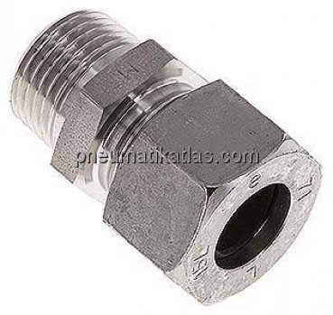 Gerade Schneidringverschr. R 1/2"-15 L (M22x1,5), 1.4571