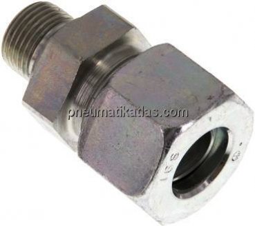 Gerade Schneidringverschr. G 3/8"-16 S (M24x1,5), Stahl verzinkt