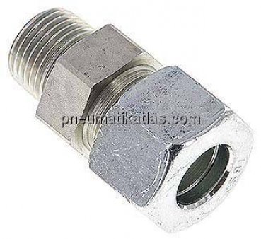 Gerade Schneidringverschr. R 1/2"-16 S (M24x1,5), Stahl verzinkt