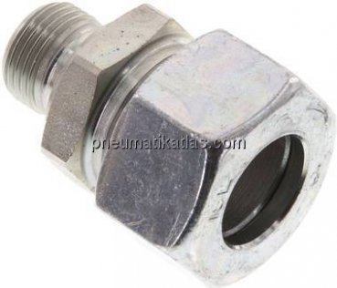 Gerade Schneidringverschr. G 3/8"-18 L (M26x1,5), Stahl verzinkt