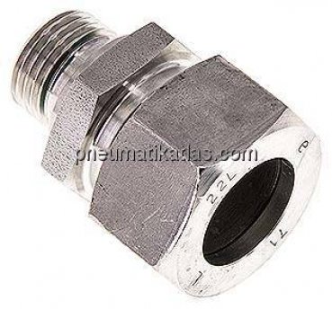 Gerade Schneidringverschr. G 1/2"-22 L (M30x2), 1.4571