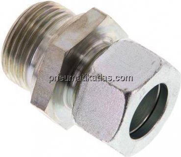 Gerade Schneidringverschr. G 1"-22 L (M30x2), Stahl verzinkt