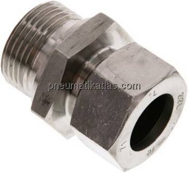 Gerade Schneidringverschr. G 1"-22 L (M30x2), 1.4571